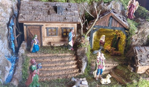 Weihnachtskrippe mit - weihnachtskrippe,