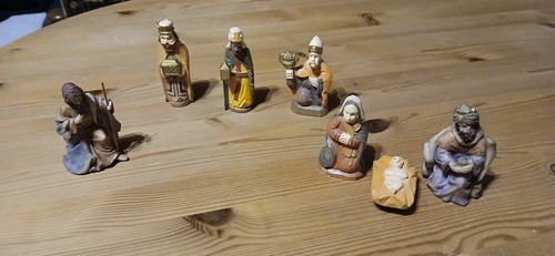 Krippenfiguren stück holz - 7,