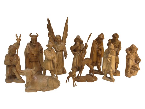 Krippenfiguren aus holz - krippenfiguren,