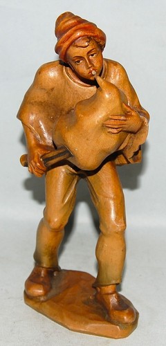 Kolorierte krippenfigur hirte - kolorierte,