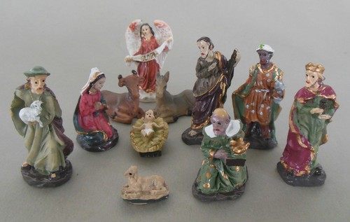 Krippenset mini krippenfiguren - krippenset,