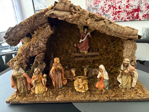 Romantische weihnachtskrippe - romantische,
