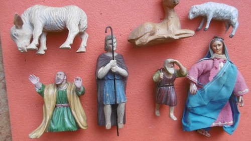 Alte figuren krippe - alte,