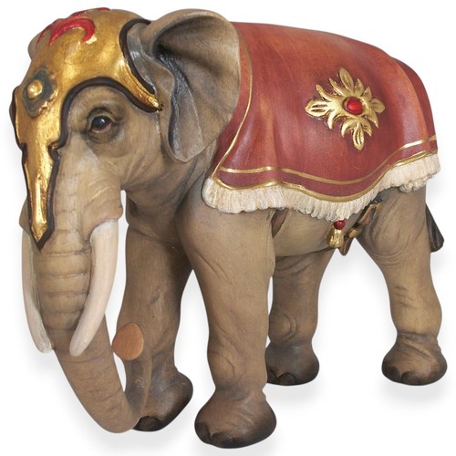 Holzfigur elefant color - elefant, 19