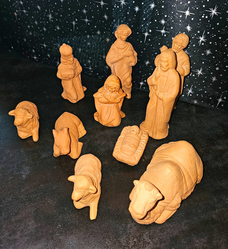 Ton krippenspiel figurenset - ton,