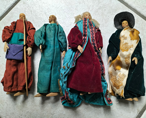 Antike krippenfiguren mit - antike,