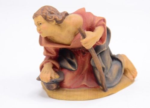Krippenfigur hirte auf - krippenfigur, hut