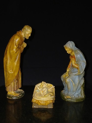 Heilige familie krippenfiguren - heilige,