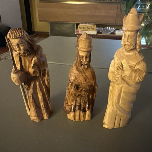 Krippenfiguren stück holz - 3,