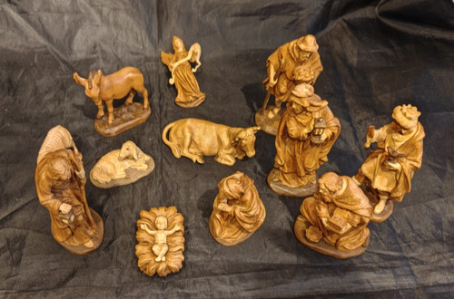 Tolle holz krippenfiguren - 12,