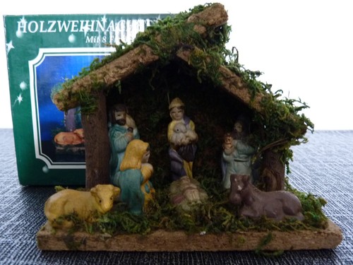 Holz weihnachtskrippe mit - holz,