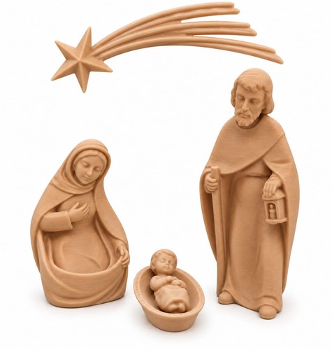 Krippenfiguren heilige familie - krippenfiguren,