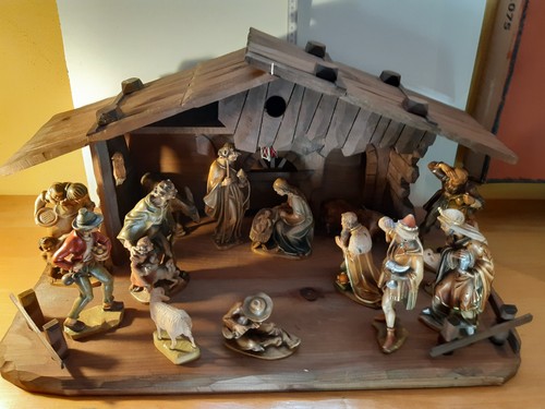 Krippenfiguren holz geschnitzt - holz,
