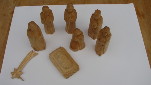 Krippenfiguren holz geschnitzt - krippenfiguren,