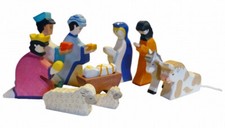 Holztiger Krippenfiguren Set