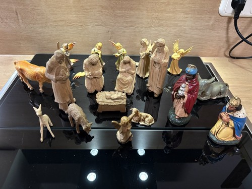 Krippenfiguren konvolut holz - konvolut,