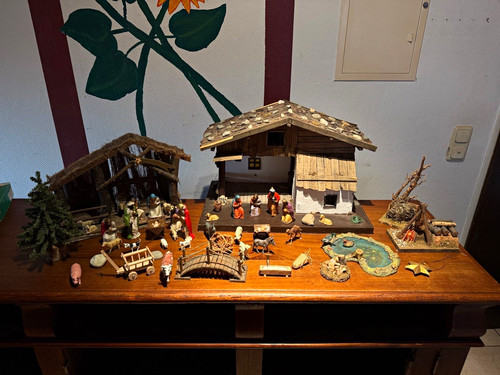 Große weihnachtskrippe mit - weihnachtskrippe, 2