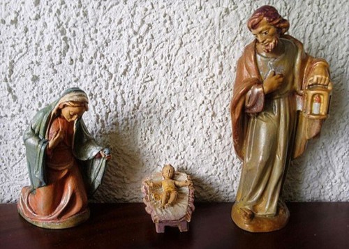 Krippenfiguren aus holz hl - aus, holz,