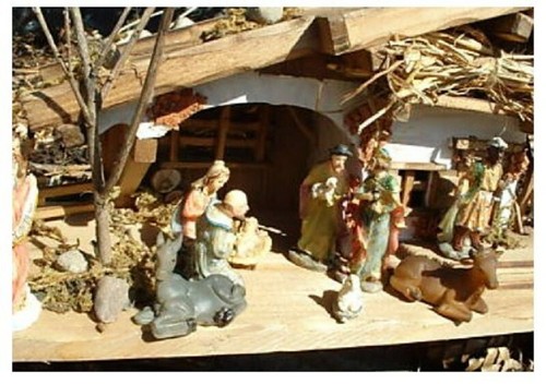 Komplettset mit holzhaus - holzhaus, 30cm