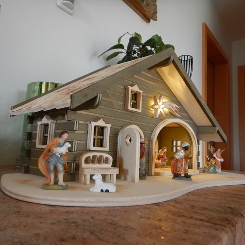 Krippe weihnachtskrippe holz - krippe,