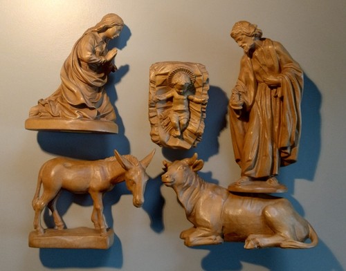 Heilige familie krippenfiguren - heilige,
